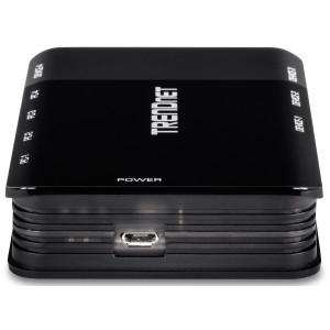 TRENDnet TK-U404 Computer Sharing Switch, 4-Port USB, USB powered, Windows and Mac